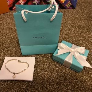 tiffany and Co pink heart bracelet